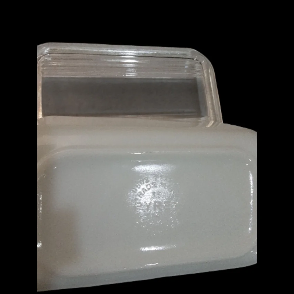 Vintage Pyrex Amish Butterprint Refrigeration Dish w Lid #502 - Picture 3 of 3
